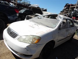 2005 Toyota Corolla White 1.8L AT #Z22934